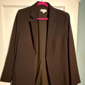 TAHARI Women's Open Zipper Pocket Topper